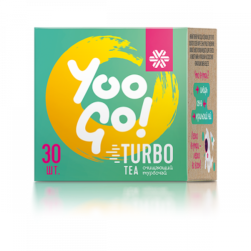 Пречистващ турбо-чай за отслабване с джинджифил серия "Yoo go"