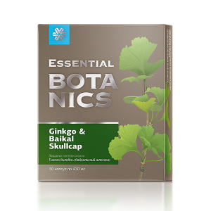 Essential Botanics. Гинко билоба и байкалски шлемник - мозък и нервна система